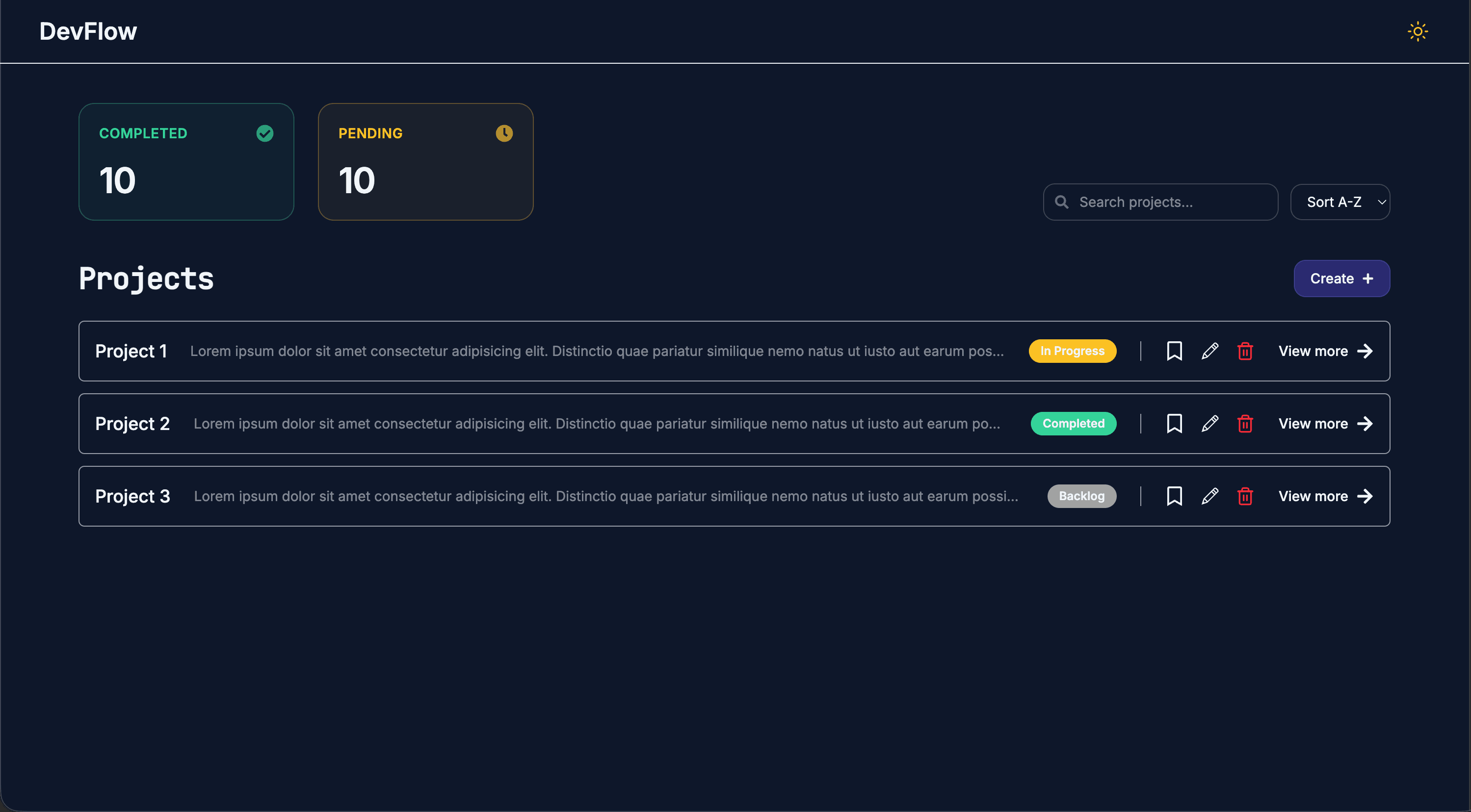 Project preview